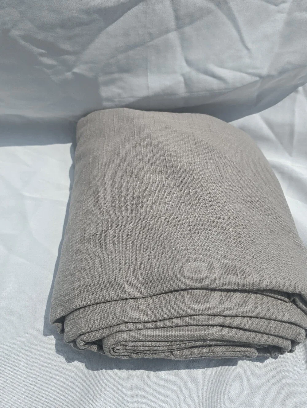 Quince Cotton Slub Room Darkening Curtain 48 x 84 Gray 48